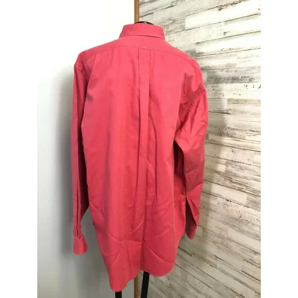 Ralph Lauren Polo Mens Rose Button Down Shirt 100% Cotton XL - Picture 4 of 5